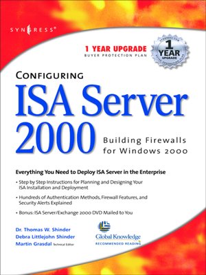 cover image of Configuring ISA Server 2000